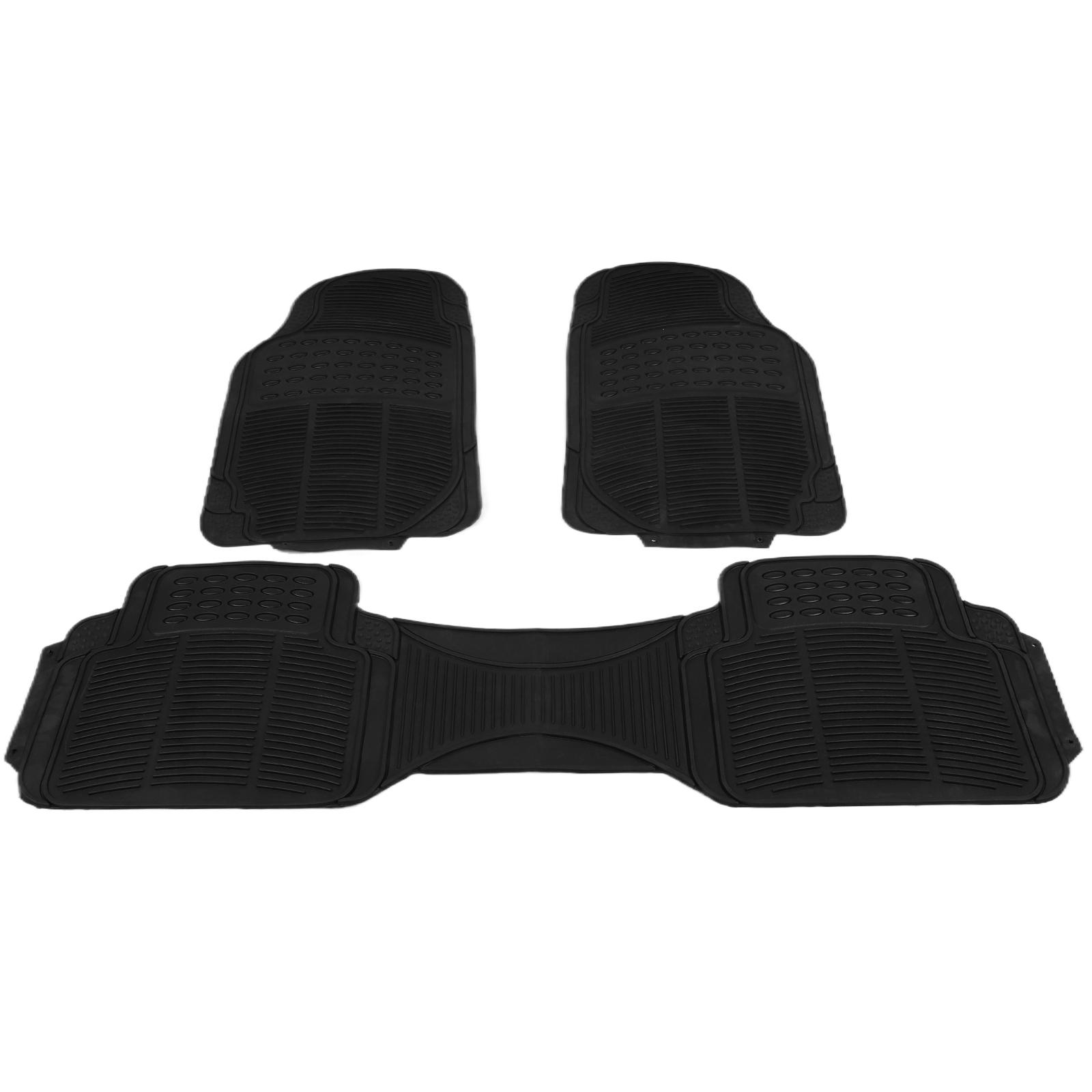 

Heavy Duty PVC Car Floor Mats Universal Trim-to-Fit All-Weather Waterproof Mats Easy Maintenance for Sedans SUVs Trucks Cars Int чёрный