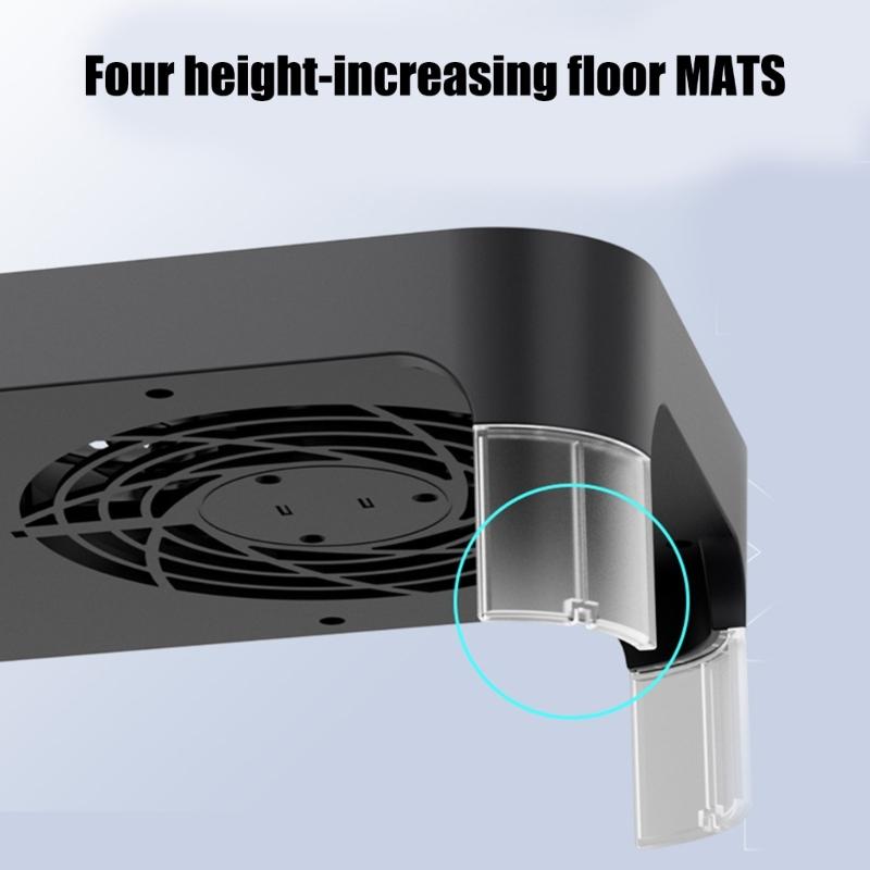 USB Powered Cooling System For Networking Devices 140mm Silents Fan Design Supports Multiple Device Placement