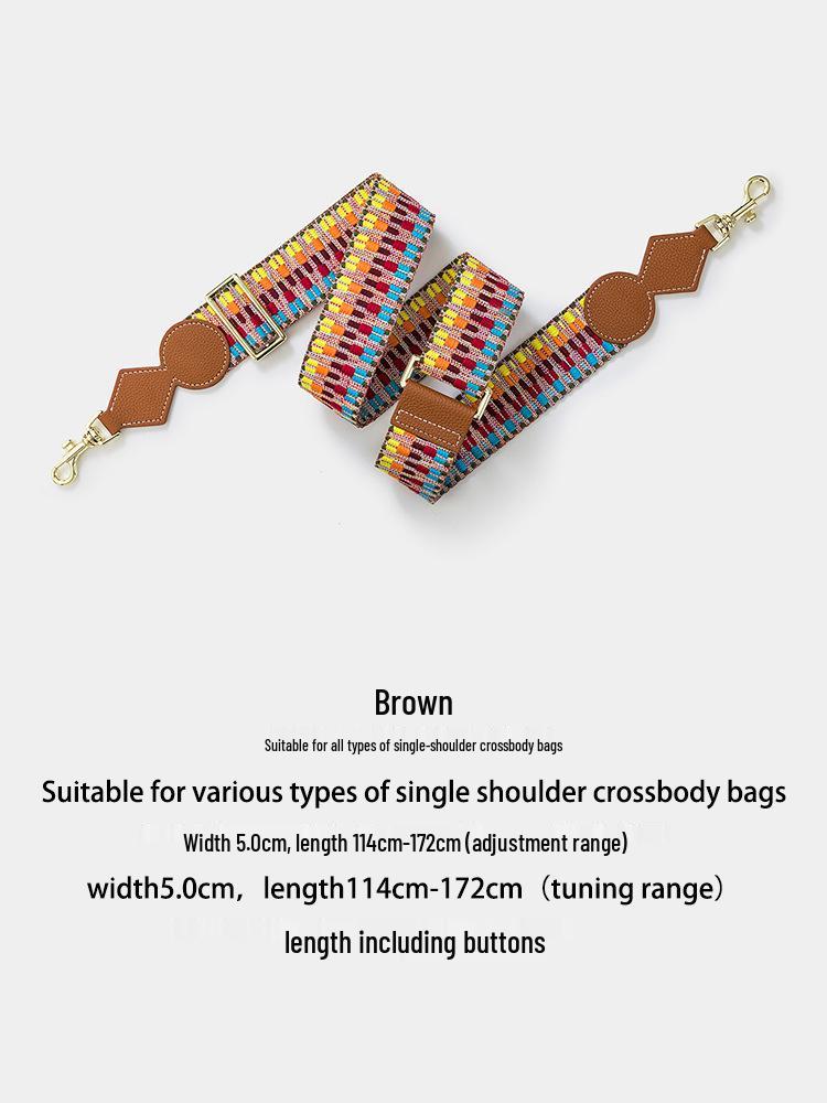 Adjustable Length Wide Shoulder Strap for European & American Style Crossbody Bags