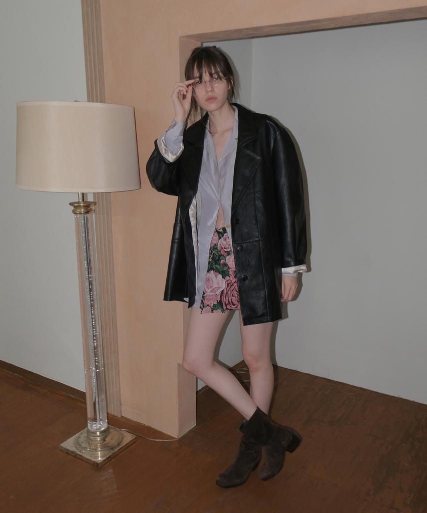 OVERDUEFLAIR Signature Classic Tailored Leather Jacket_Black