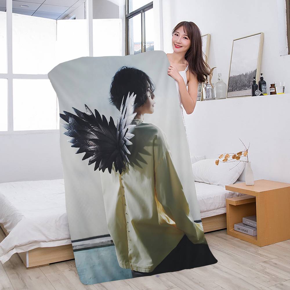 

Popular Singer Y-Yonezu K-Kenshi Microfiber Printed Beach Towel Mountain Climbing Yoga Beach Swimming Running Absorbent Towel W40*H60(CM)