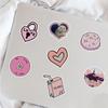 150 Pink Cartoon Girl Style Graffiti Stickers Suitcase Guitar Without Glue Waterproof Stickers