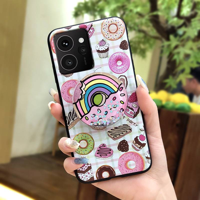 Glitter Cartoon Phone Case For Nokia HMD Skyline Skin Feel Silicone Dirt-resistant Cute Protective Fashion Design TPU