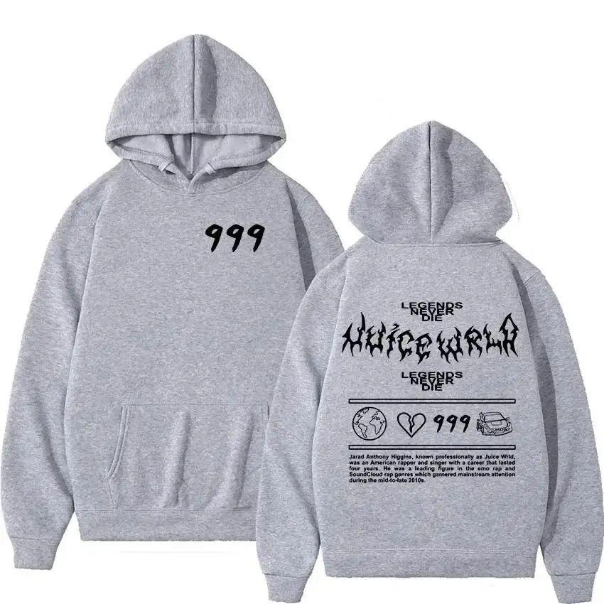 Men's and Women's Hooded Sweatshirts, Fashionable Hip-hop Casual Pullovers, Autumn Boys' and Girls' Black Streetwear