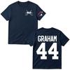 2026 Sommer Mode Trendiges T-Shirt Herren Damen Vintage Oberteil Off Campus TV-Serien T-Shirts Graham 44 Briar University Herren Damen Kleidung Mode T-Shirt