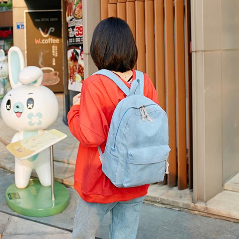 Autumn Winter New Corduroy Women's Backpacks Breathable Wear-resistant Solid Color Teenager Girl Shoulders Bag Large Capacity Casual Female Knapsacks