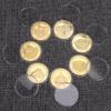 7PCS Seven Wonders Challenge Gold Badge, World Architecture Memorial Gold Coin Decoration Collection