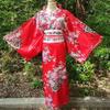 Cosplay Costume Sakura Girl  Kimono Dress Printed Floral Japanese Style Yukata Bathrobe  Geisha