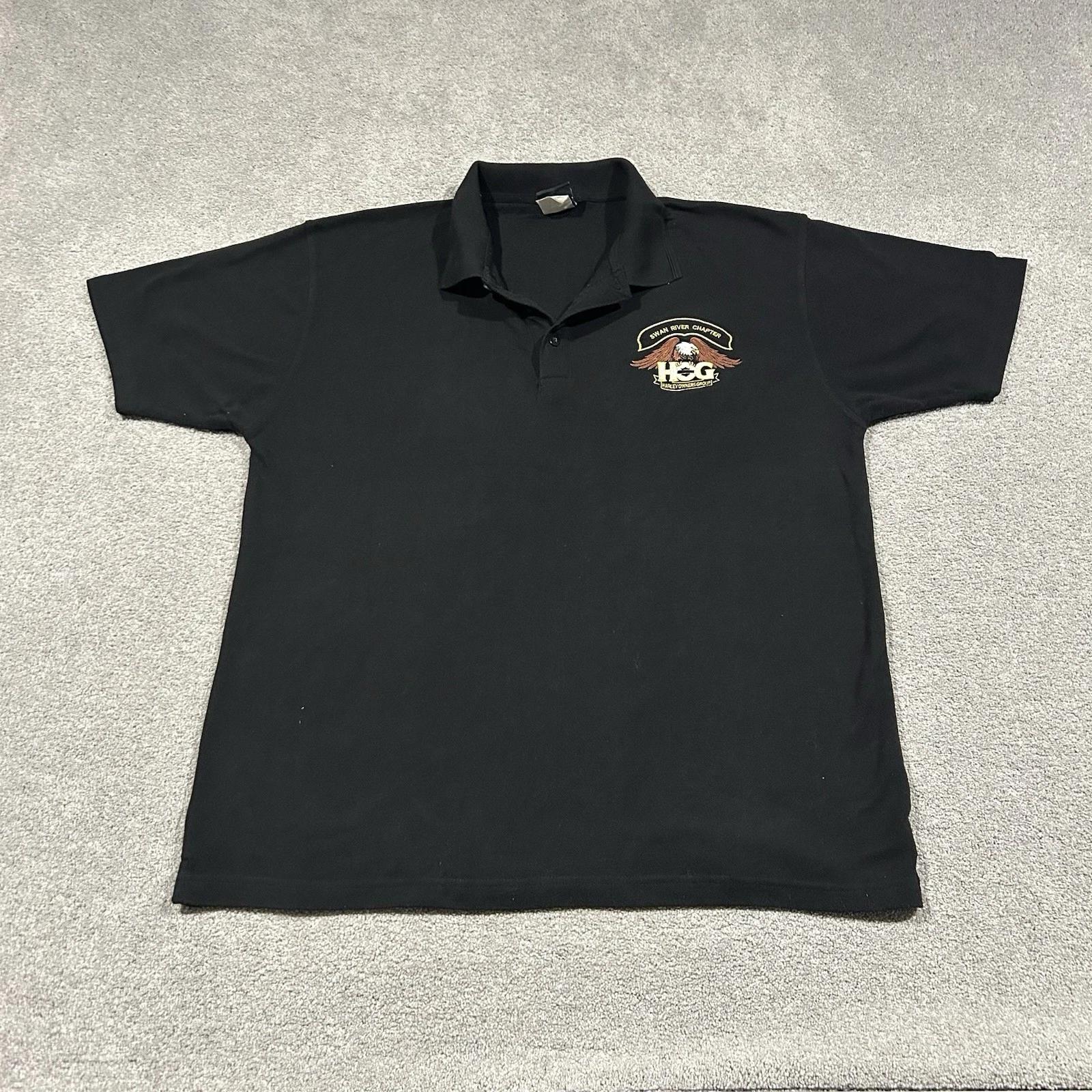 

Harley Owners Club T Shirt Mens 2XL Graphic Tee HOG Biker Polo Short Sleeve XL