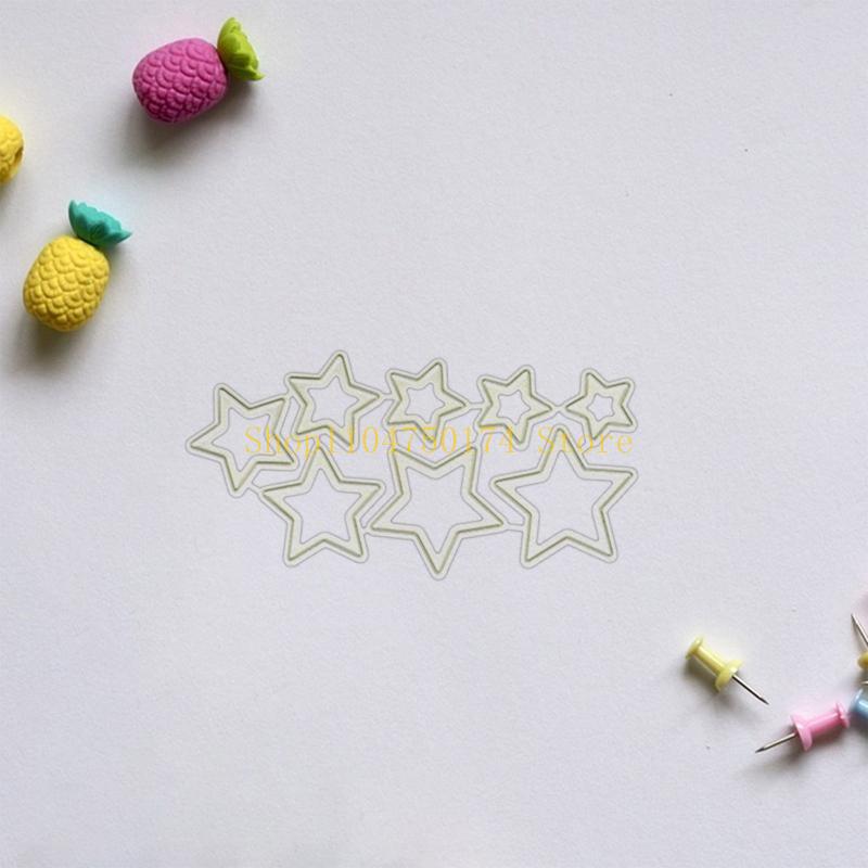 Stars Metal Cutting Dies Stencil Scrapbooking DIY Album Stamp Paper Card for Handmade Greeting Cards Embossing Decor top sale