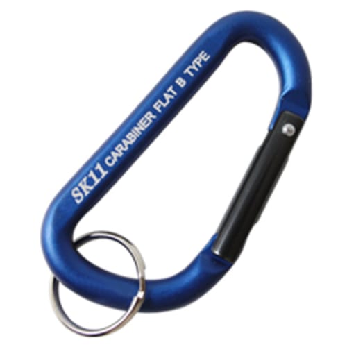 SK11 Aluminum Carabiner B, Blue, 5 X 50mm, SAC-550B