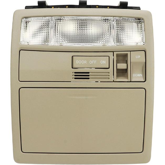 Diydeg Overhead Sunroof Console, 63650 33270 E0 Interior Overhead Console Dome Light with Glasses Storage, Car Roof Map Dome Light Overhead Console