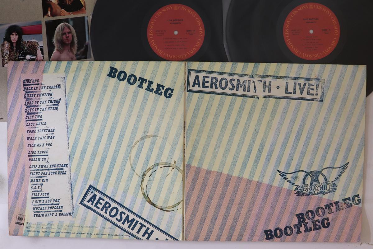 

LP Record AEROSMITH - Live Bootleg 40AP11701 CBS SONY 1978 Japan Rock Used