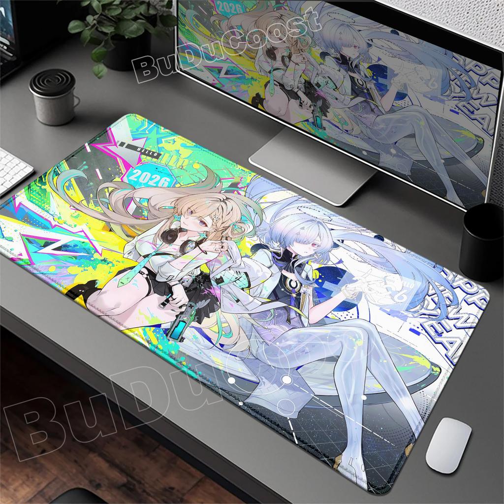 Neues Kawaii Wuthering Waves Mornye Lynae Mauspads Computer Tisch Schreibtischmatte Gaming Zubehör Hübsches Anime Mädchen Gamer PC Mauspads