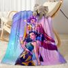 Colorful Fashion Friends Blanket Durable Comfort Perfect for Couch Bed Office Chair All-Season Use Stylish Decor