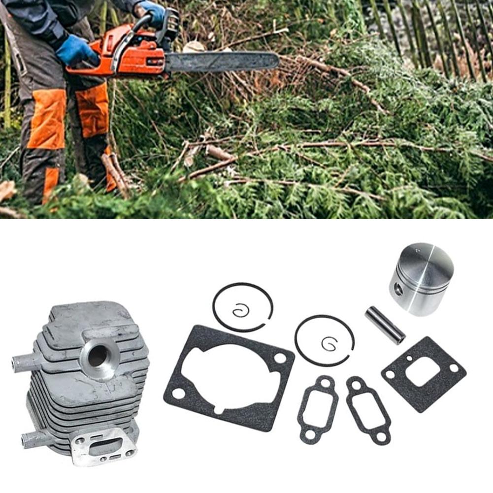 Cylinder And For Piston Kit Compatible With LHS-3000, SRM-1500, PB-1000, TC-2100 Garden Lawn Mower Repair Parts