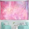 Pink Moon Starry Tapestry Universe Wall Hanging Room Dorm Tapestries Cartoon Art Home Psychedelic Kawaii Bedroom Decor Tapestry