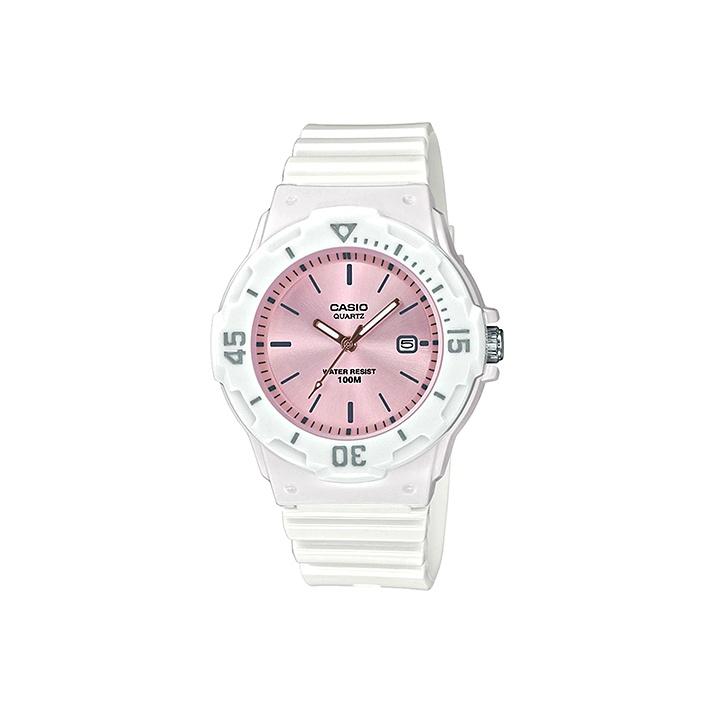 CASIO G-Shock LRW-200H-4E3 Pink Watch LRW-200H-4E3 LRW-200H-4E3 Pink Dial and White Band