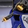 2pcs 12v Cnc Turn Signal Motorcycle Led Handle Bar End Blinker Flashing Lamp For 22mm Handlebar