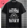 Funny Aircraft Mechanic Aviation Mechanic Slogan Graphic TShirt Casual Streetwear Pure Cotton Short Sleeve Outdoor Tshirt