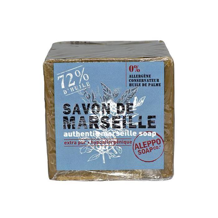 Savon - TADE - Cube De Savon De Marseille - 300 G - Sans Parfum - 72% D'huile D'olive
