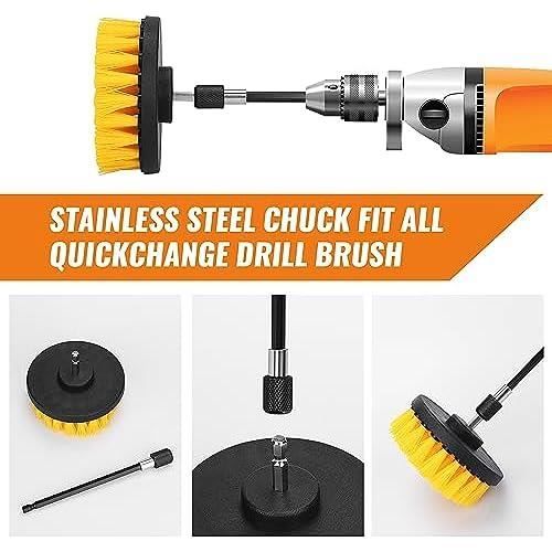 Brosse De Nettoyage Perceuse - YUTUY - 35 Pièces - Brosses Dures Et Douces - Matières: Microfibre