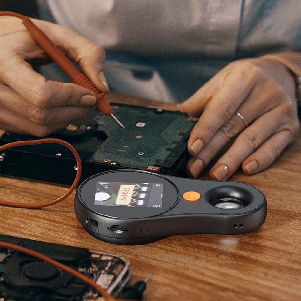 Microscop cu Lupă de Mărire Definiție Înaltă Educațional Măritor Electronic Portabil de Buzunar