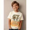 Summer Cartoon 67 Six Seven Gradient Color Print Kids T-Shirts Summer Street Short-Sleeve Outdoor Casual Tops for Boy and Girl's Tees Top
