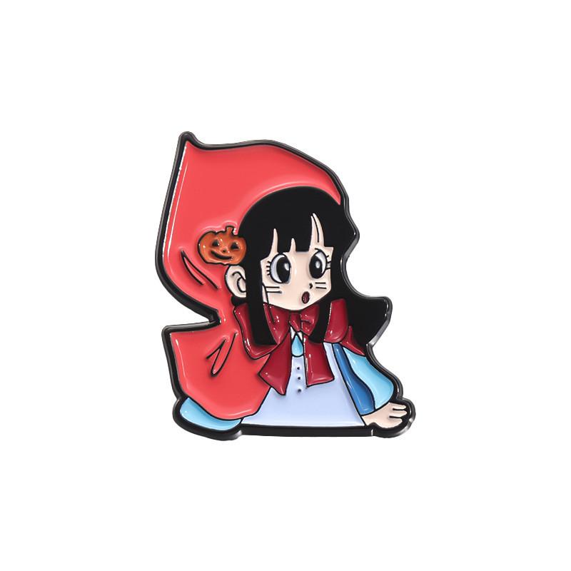 

Character Cartoon Playful Brooch Alloy Pin With Colorful Enamel Finish Everyone For QHXZ2136