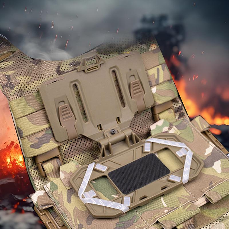 Taktisk Plåthållare Telefonfäste Väst Telefonhållare, Universellt Telefonbröstfäste För Skärmstorlek 4.7"-6.7"