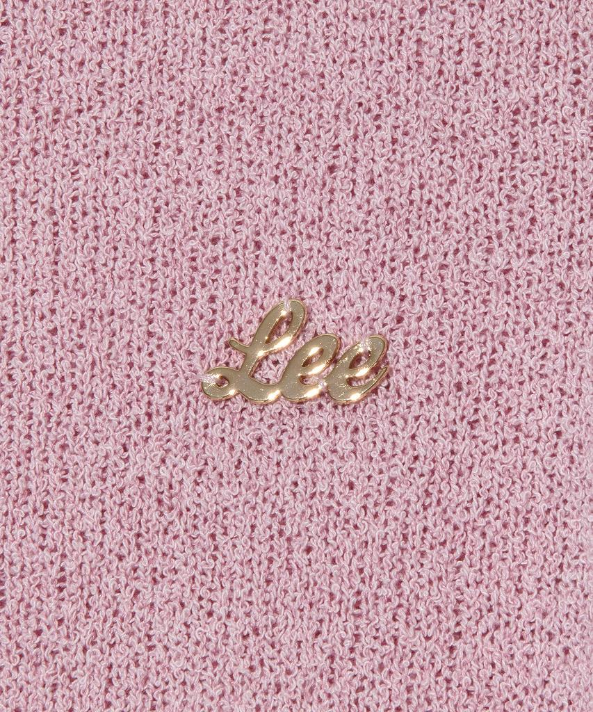 LEE Women'S Boucle Short Sleeve Knit Pink