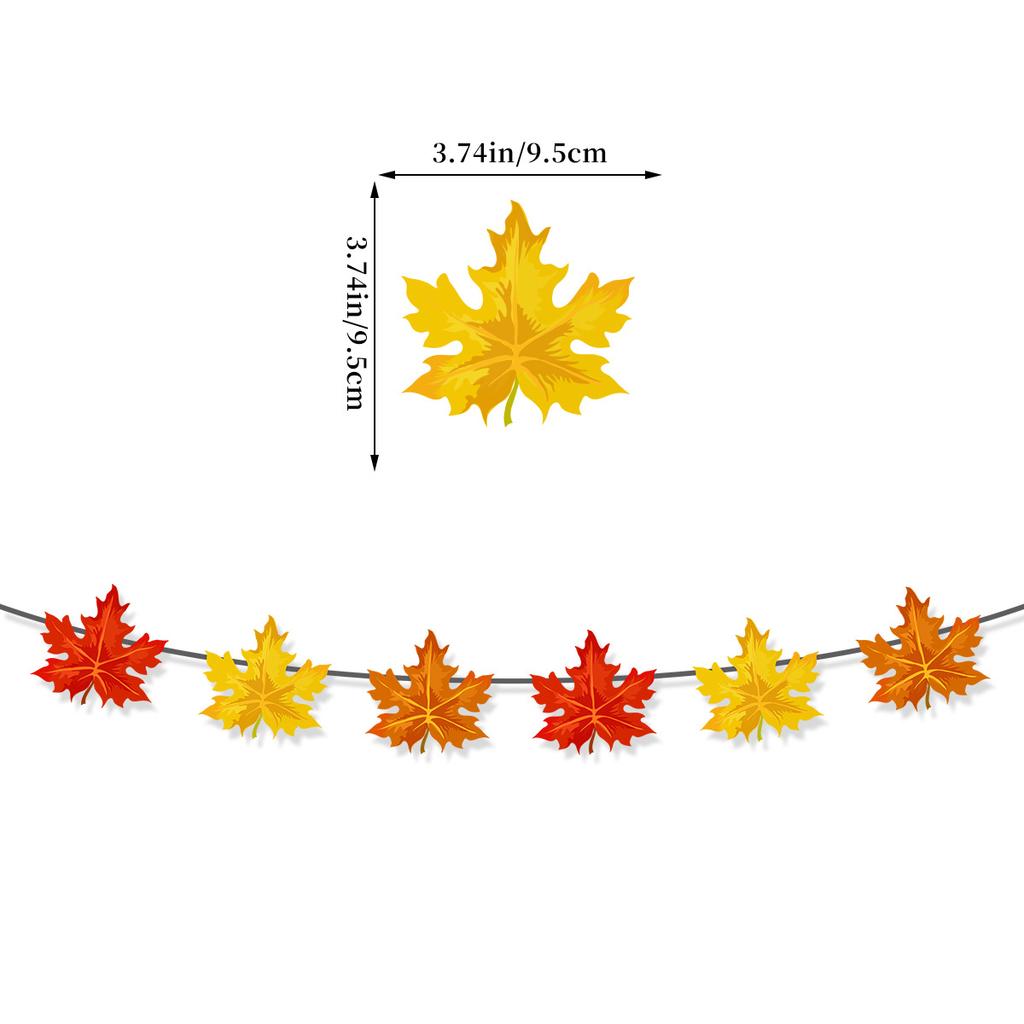 Erntedank-Motto Partydekoration Herbsternte Truthahn Flagge Spiralballon-Set