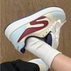 Autumn campus versatile high-value fashion shoes retro Guochao low-top platform casual sports shoes