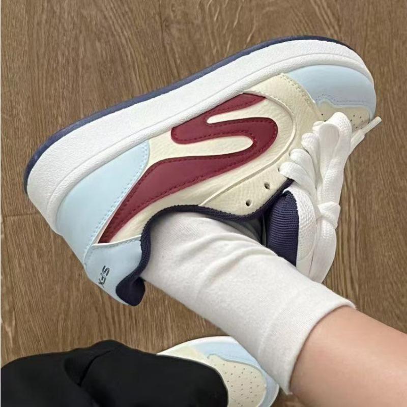 Autumn campus versatile high-value fashion shoes retro Guochao low-top platform casual sports shoes