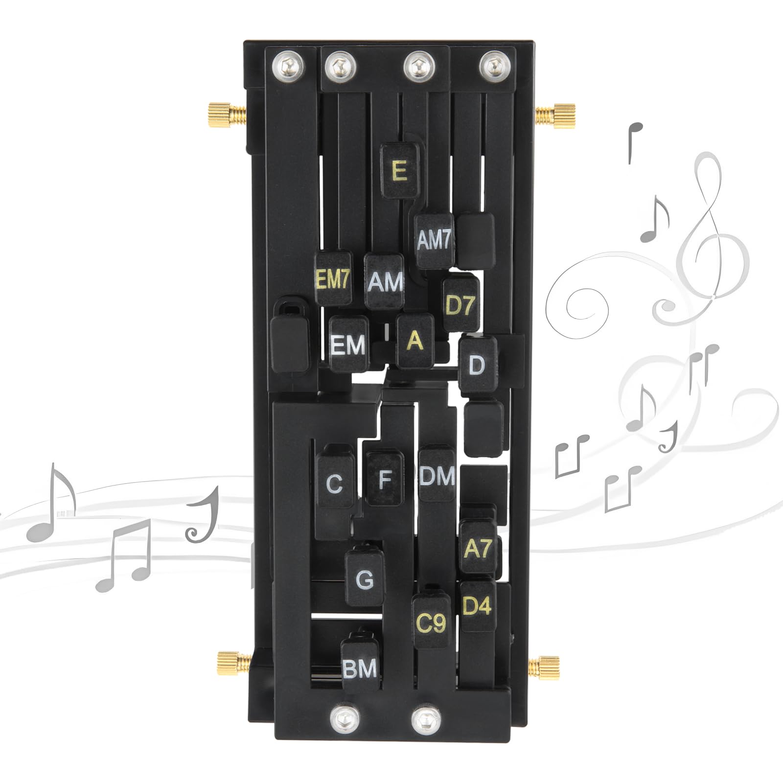 

Dreld Guitar Chord Presser Aid Trainer, Guitar Chord Artifact, One-Key Guitar Chords, Guitar Aid Starter Learning Tool, Learning System, Guitar Assist