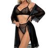 Women's Sleepwear  Spaghetti Strap Dress  Transparent Sexy Nightgowns Lace Slip Pajamas  Sexy Set Lingerie