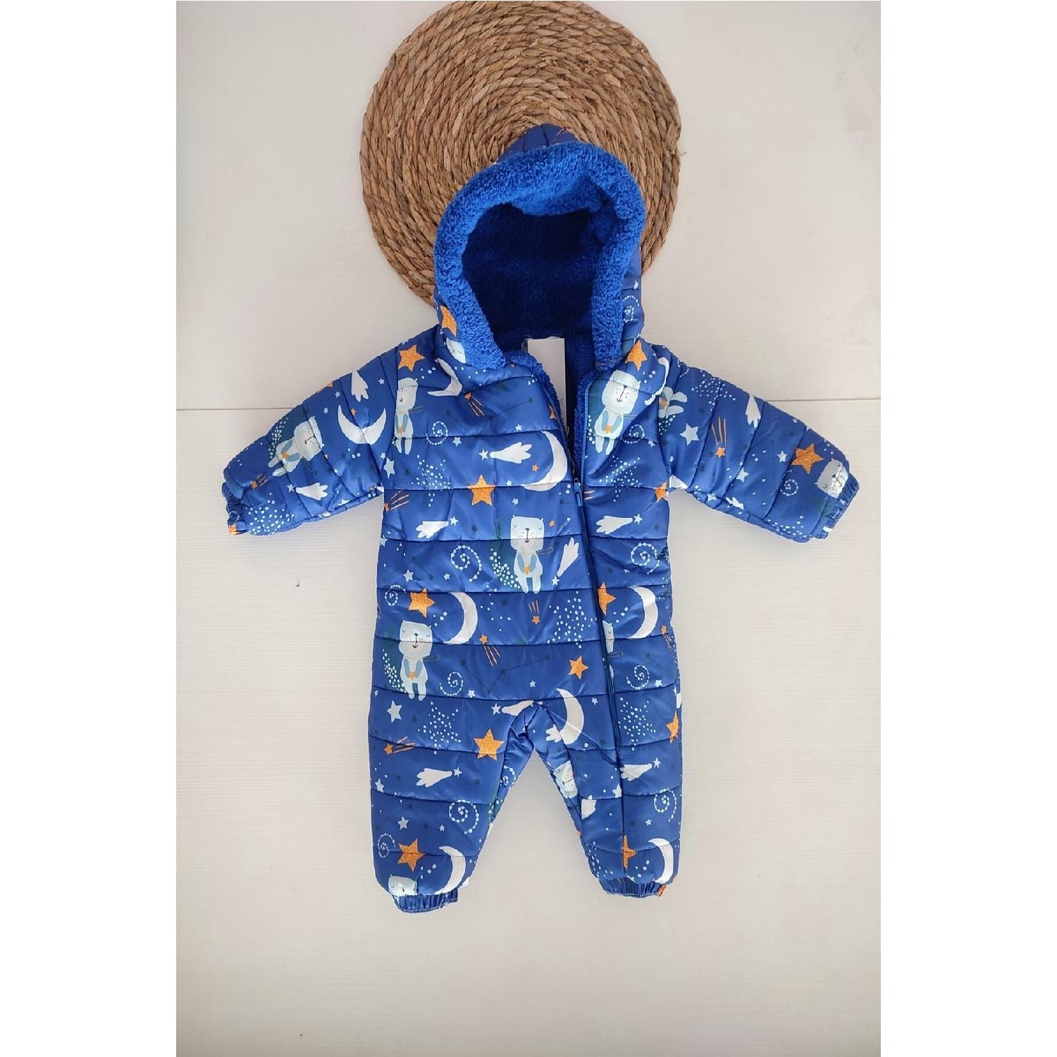 

Nazlı Baby Moon и звездный принт, водостойкий детский комбинезон космонавта-космонавта