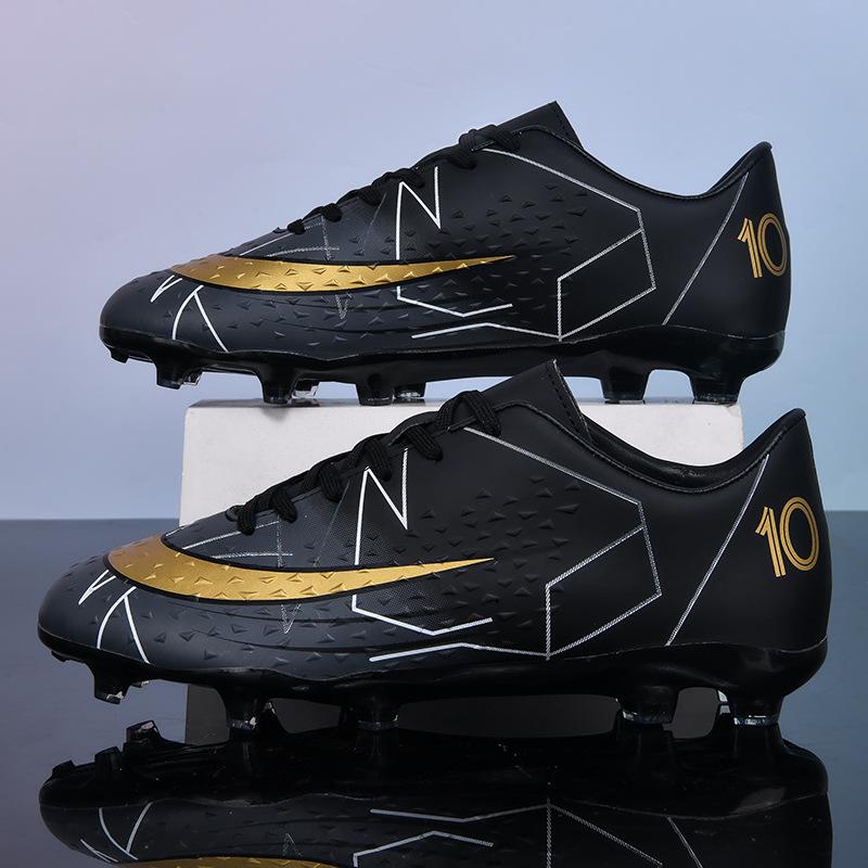 Low-top football shoes men's and women's broken nails student adult training artificial grass ag long nails artificial grass high-top sneakers
