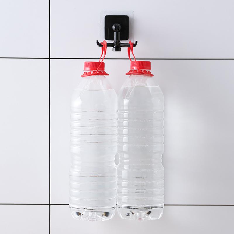Kitchen Organizer Swivel Hooks Creative Hooks Hooks Hole-free Multifunctional Explosion Hooks Rotatable Dual-Use