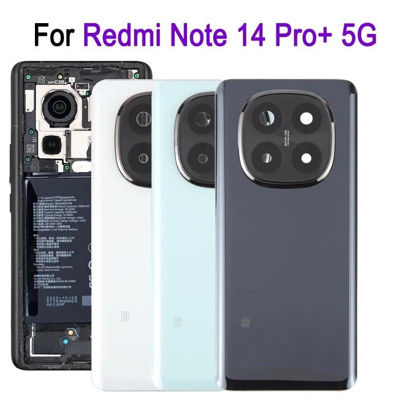 Onderdelen OEM Batterij Achterklepje Voor Xiaomi Redmi Note 14 Pro Plus 5G Telefoon Achterklepje met Camera Lens Cover Vervanging