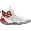 Li Ning Childrens Pioneer Team 3 V3 Comfortable Versatile Mid-Top Basketball Shoes Kids basketball shoes Red Gray YKBU038-5