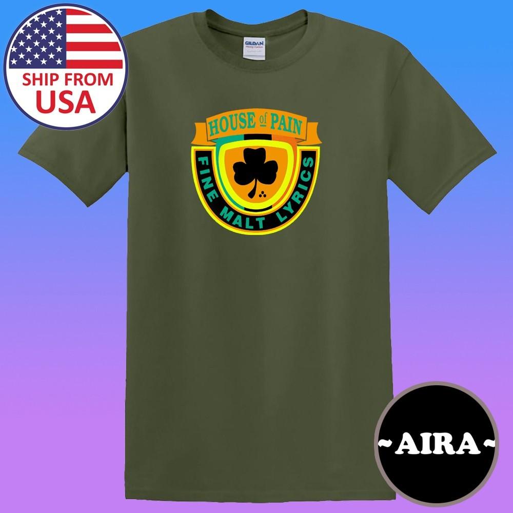 House of Pain Fine Malt Lyrics Men s Military Green Size S-5XL 3XL