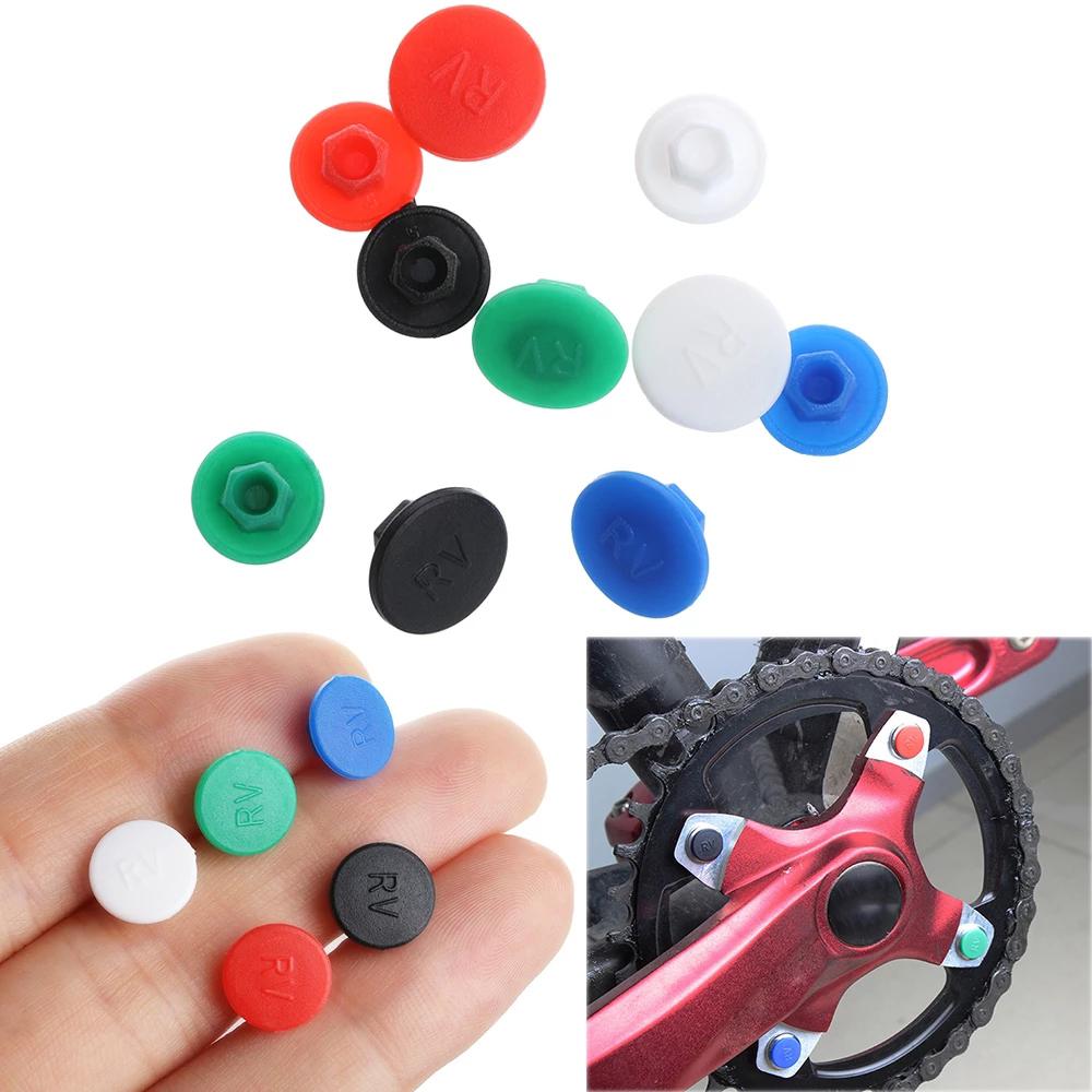 M5 Screw Bicycle Stem Protective Screw Caps Hexagon Bolt Cover Bike Headset Stem Hexagon Screws Cap