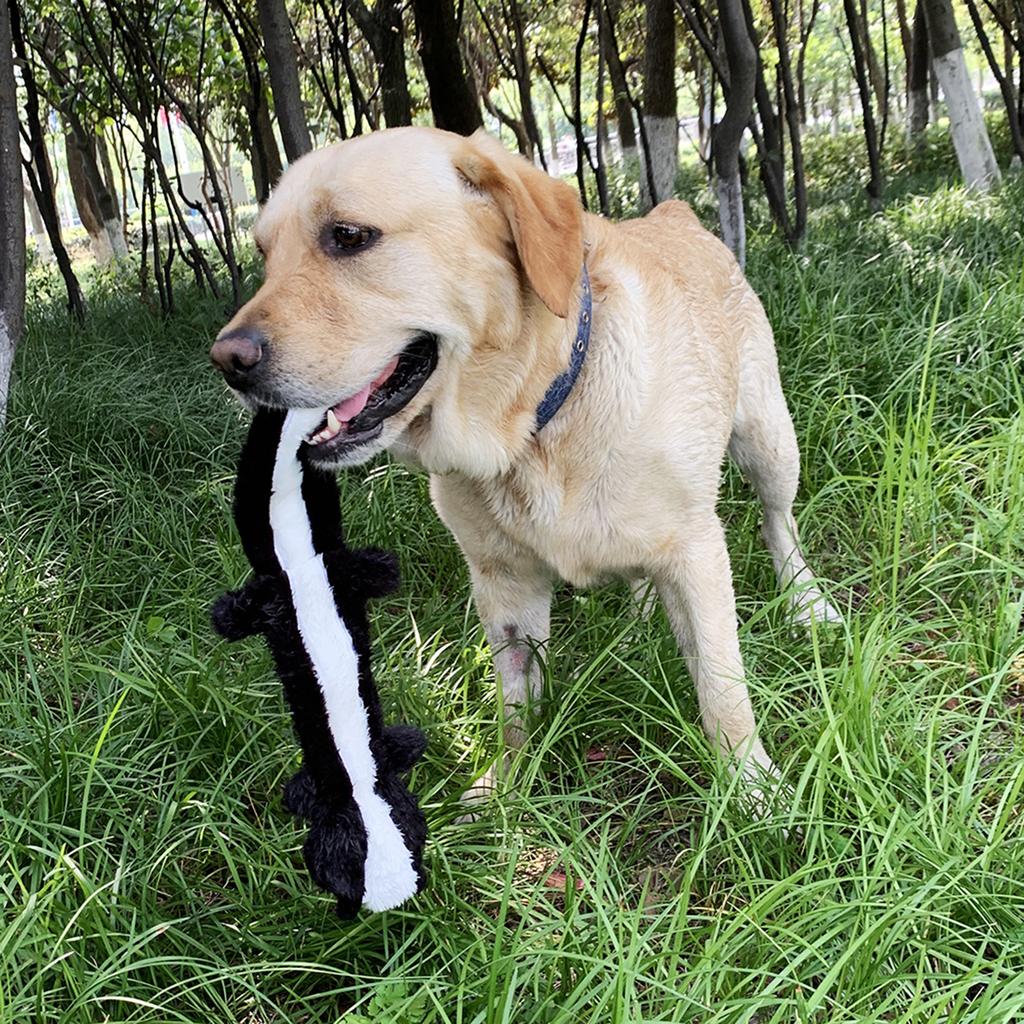 Krásná hračka pro psy ve tvaru zvířete, interaktivní plyšová hračka pro psy ve tvaru přetahované pro středně velké psy