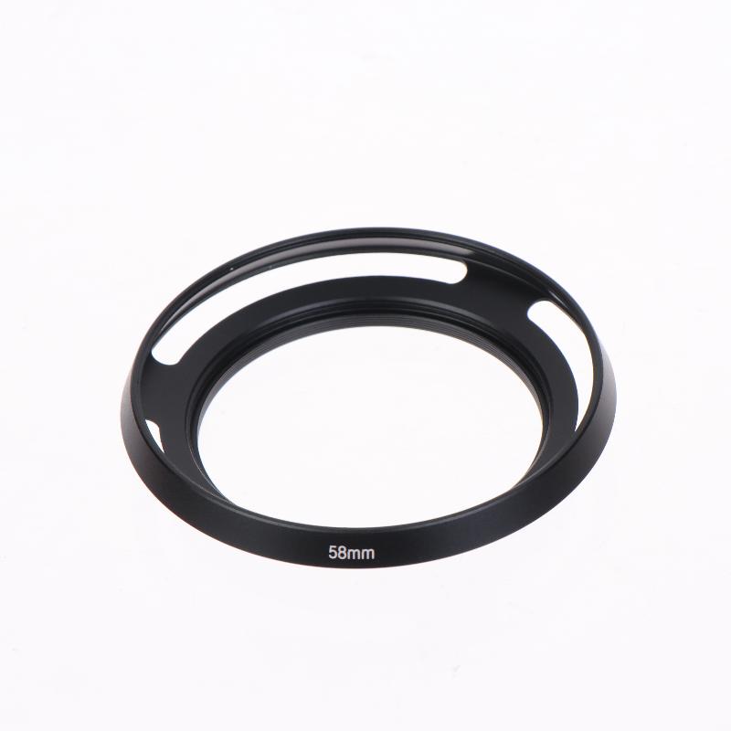 Hollow Wide-angle Lens Hood Ultra-thin 37-67mm Universal Anti-glare Accessory for Hiking Outdoor Photography