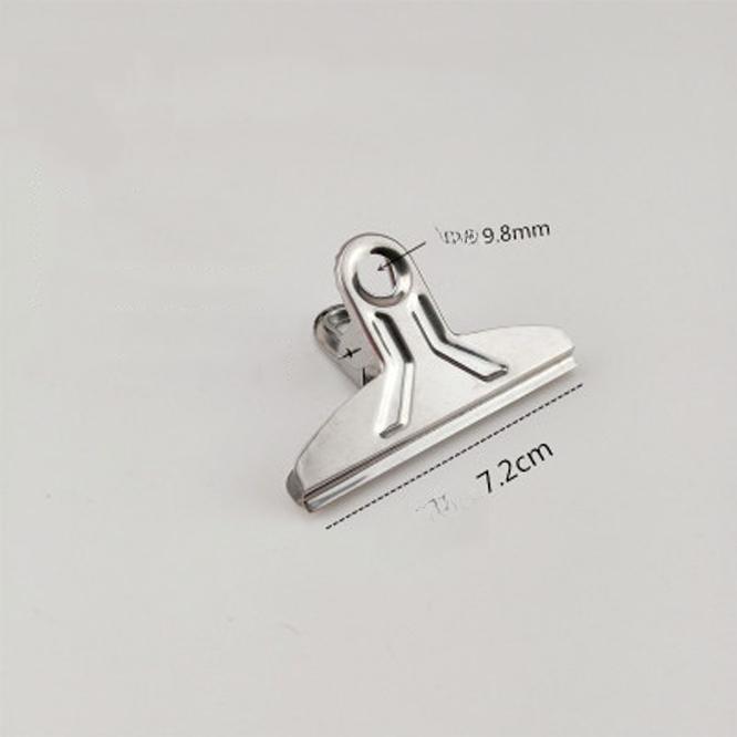 6pcs Stainless Steel Clip Food Bag Sealing Clip Reusable Heavy Duty Stainless Steel Clips Multipurpose Air Tight Seal Clip Office School  Home Kitchen