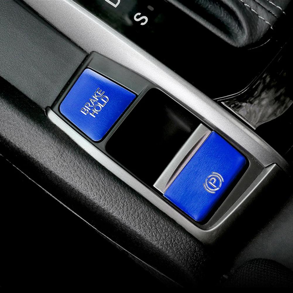 Electronic Handbrake Patch Central Control Panel Decoration Modification Accessories Supplies for Honda Civic 10th 2016 20 2024