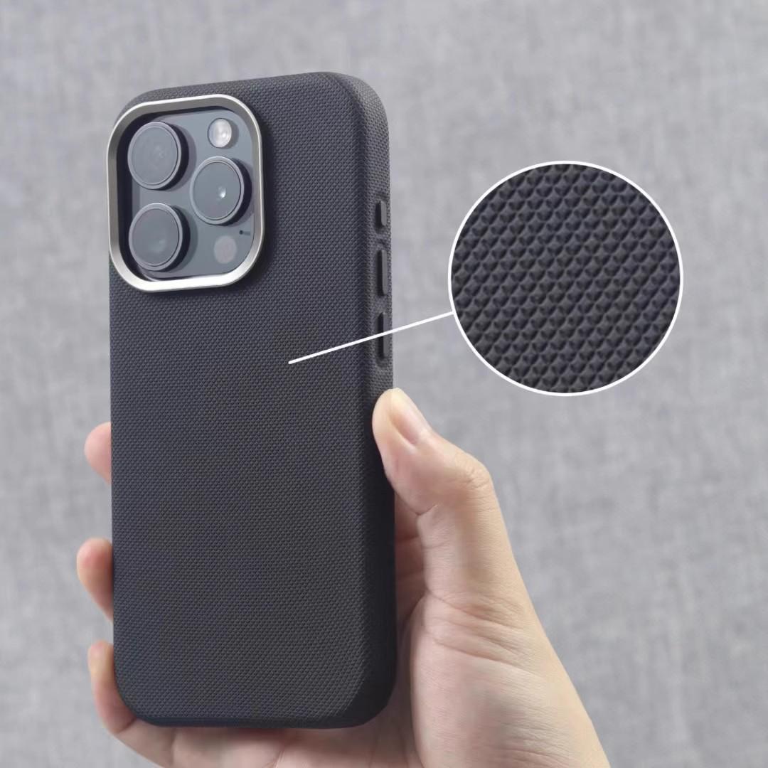 

Woven Pattern iPhone 16 Pro Max Case with Apple 15 Ring Lens Protection & Anti-fall Cover iPhone 13 Pro Max
