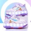 Kid's Roller Skates Removable Flat Charging LED Four Wheels Glowing Sports Shoes  Women's Glowing Sneakers