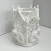 3D Printed Gothic Pen Holder Multifunctional Storage Box Eco-friendly Material for Office Stationery Vanity Use